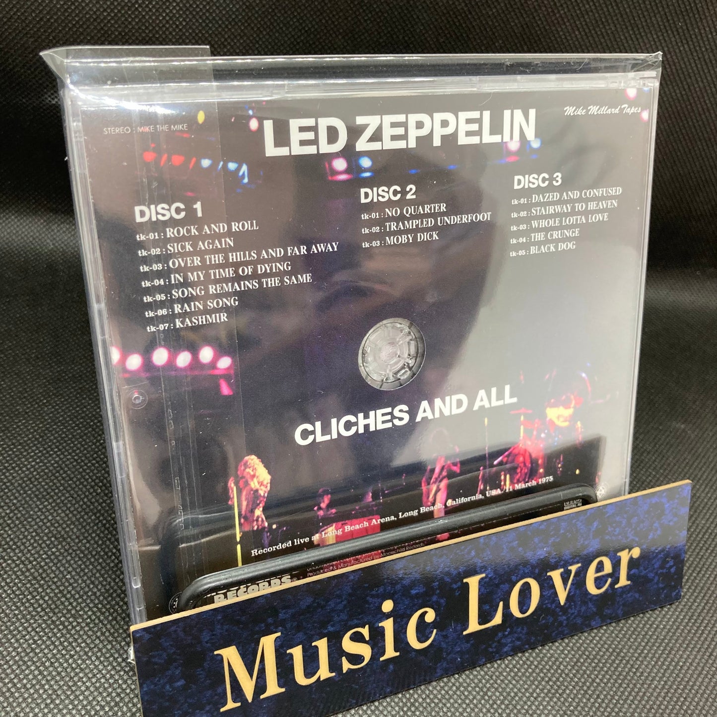 Led Zeppelin / Cliches And All 3CD Long Beach California 1978 Moonchild