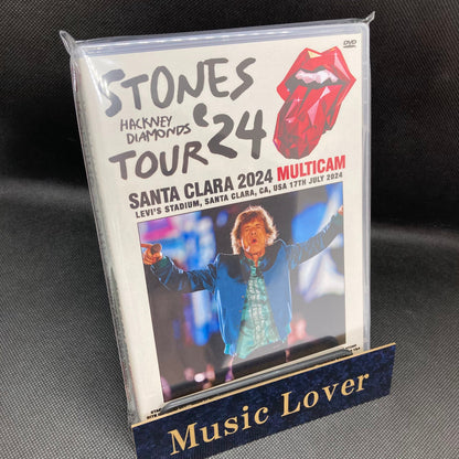 THE ROLLING STONES / SANTA CLARA 2024 MULTICAM (1DVDR)