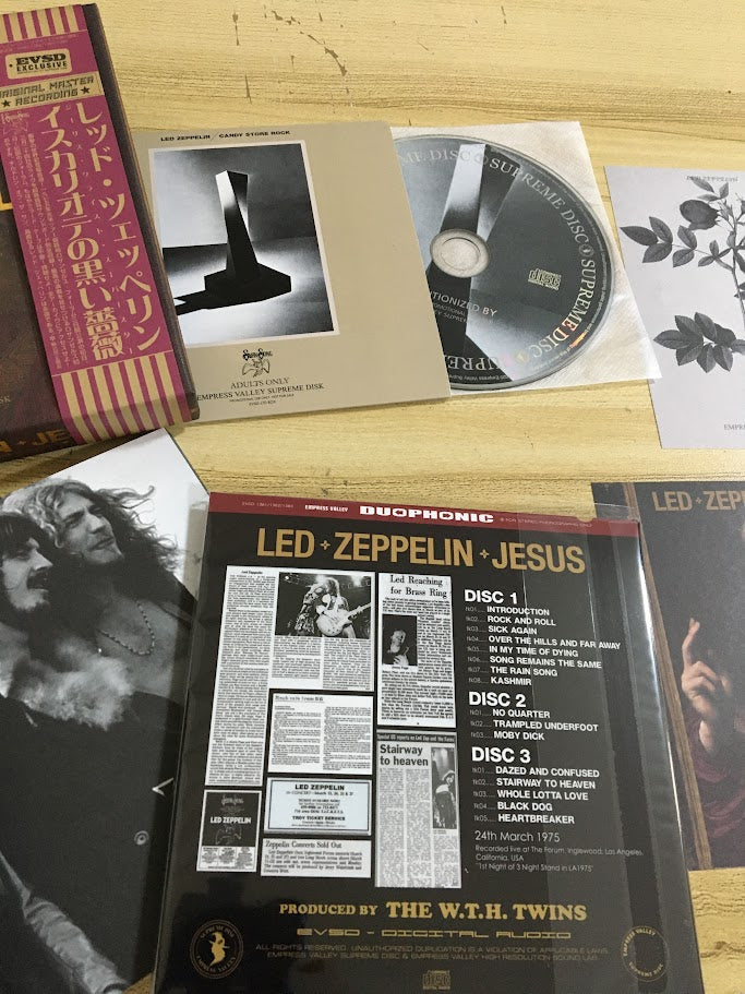 LED ZEPPELIN / JESUS Christ Super Star 4CD Box Photo book 108P Empress Valley