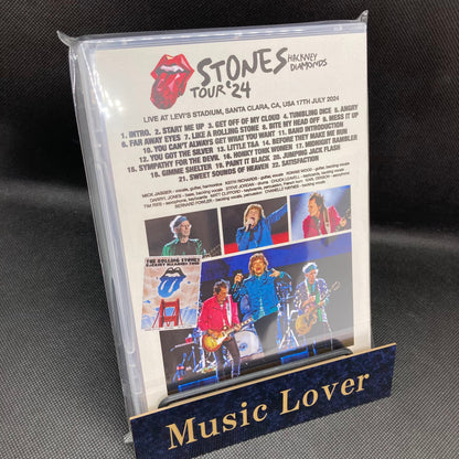 THE ROLLING STONES / SANTA CLARA 2024 MULTICAM (1DVDR)