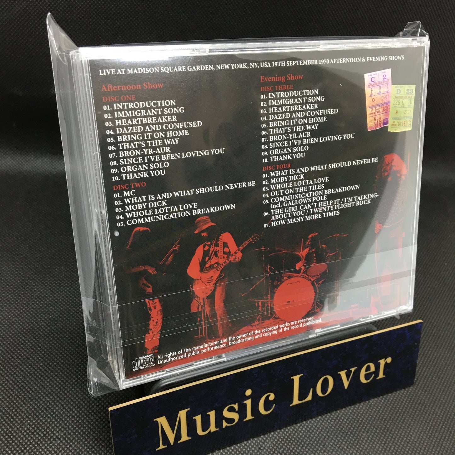 LED ZEPPELIN / MADISON SQUARE GARDEN 1970 (4CD)