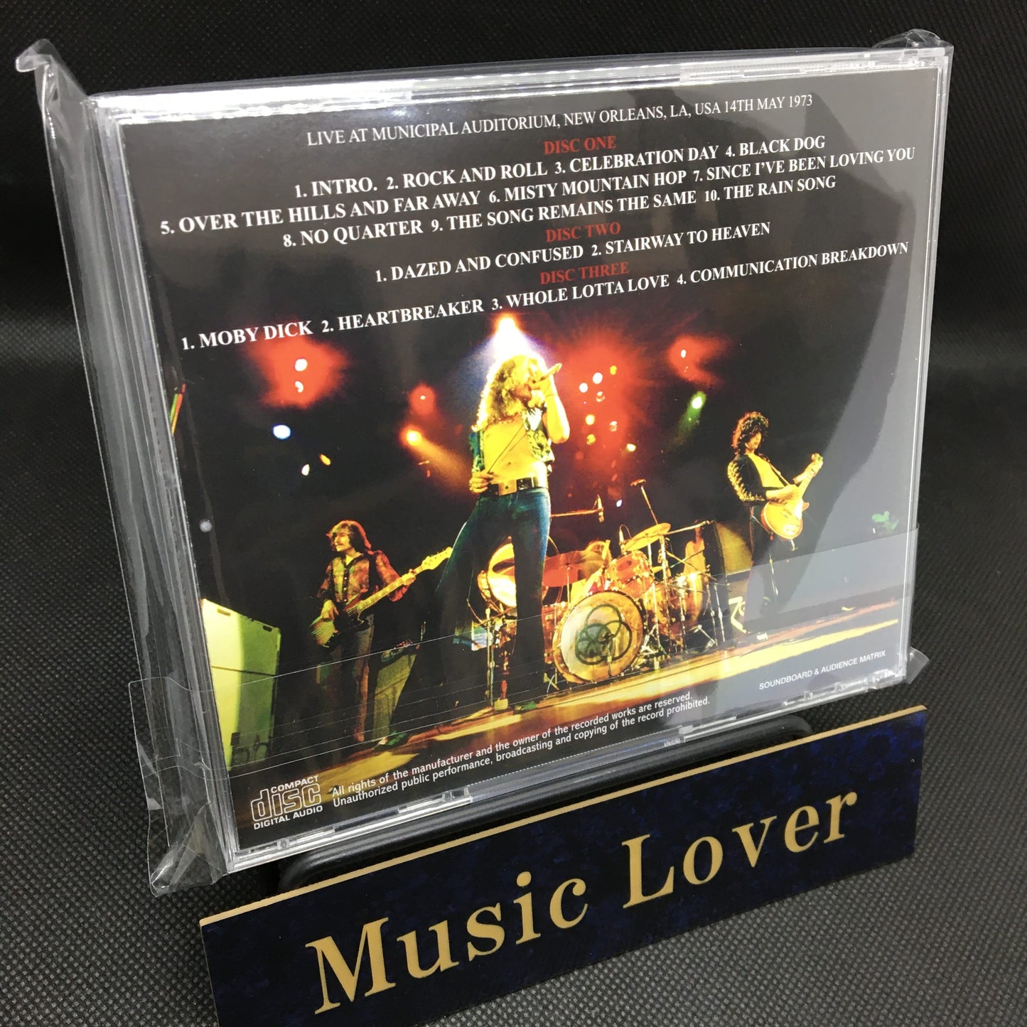 LED ZEPPELIN / NEW ORLEANS 1973 SOUNDBOARD & AUDIENCE MATRIX (3CD)