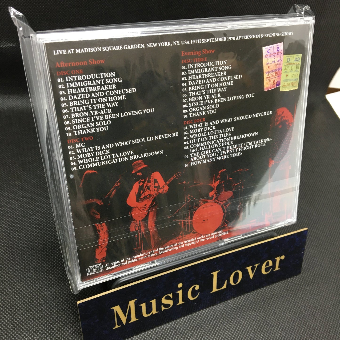 LED ZEPPELIN / MADISON SQUARE GARDEN 1970 (4CD)