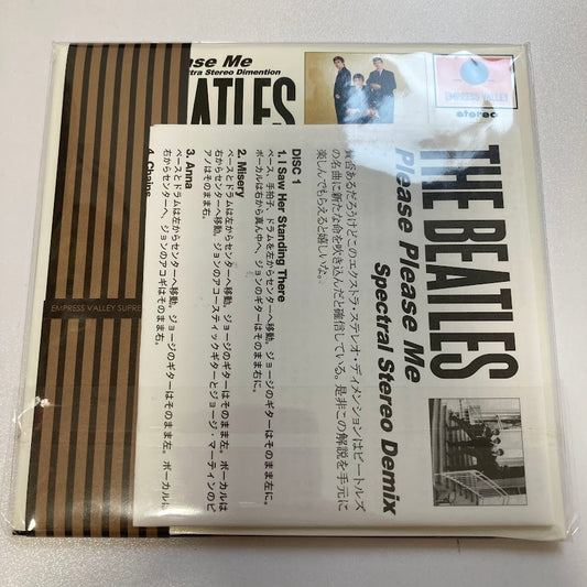 THE BEATLES / PLEASE PLEASE ME (2CD) Spectral Stereo Demix Sticker promotional copy Limited Last ONE