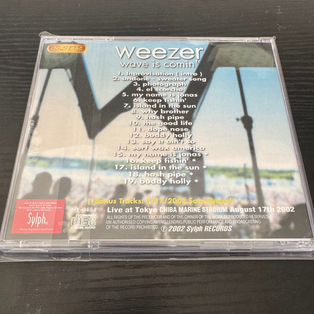 Weezer / Wave is Comin' 2002 Tokyo Japan (1CDR) Sylph