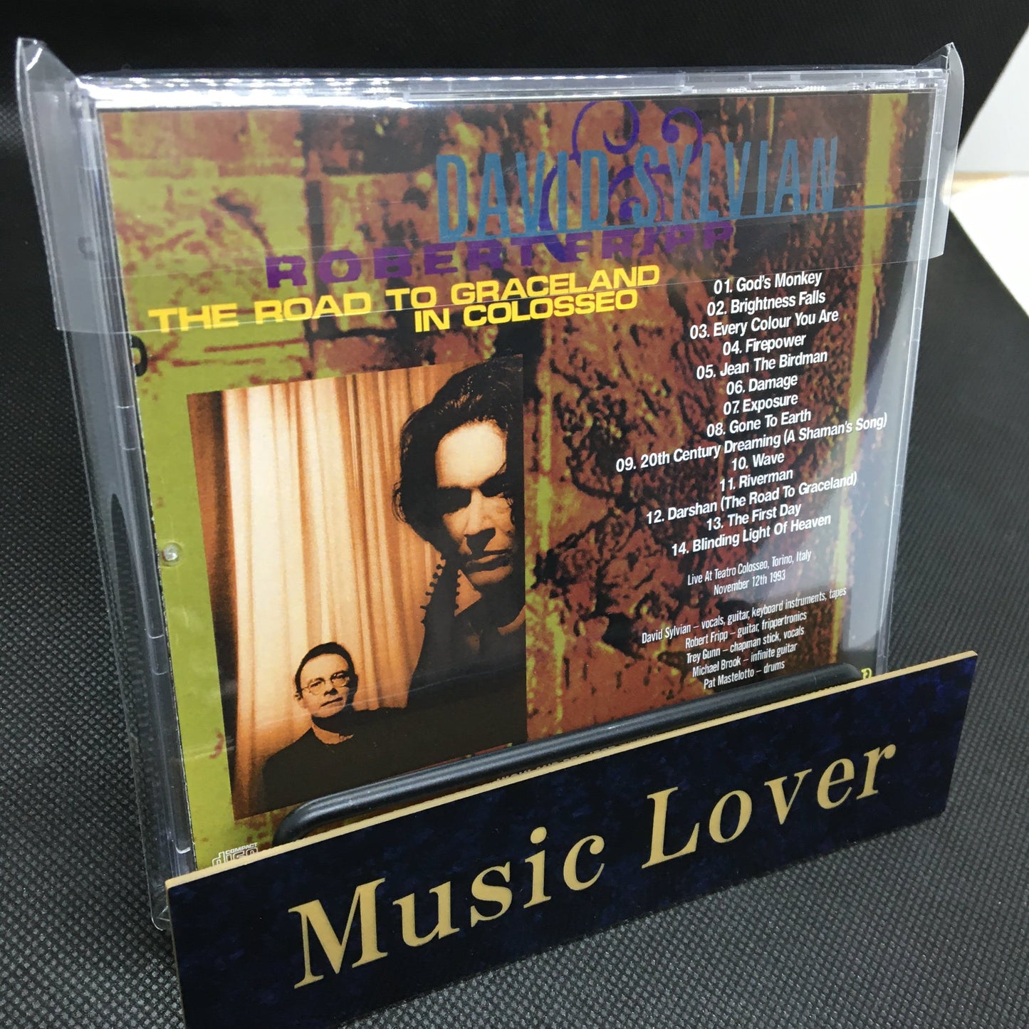 DAVID SYLVIAN &amp; ROBERT FRIPP / THE ROAD TO GRACELAND IN COLOSSEO SOUNDBOARD (1CDR)