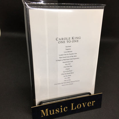 CAROLE KING / ONE TO ONE (1DVDR)