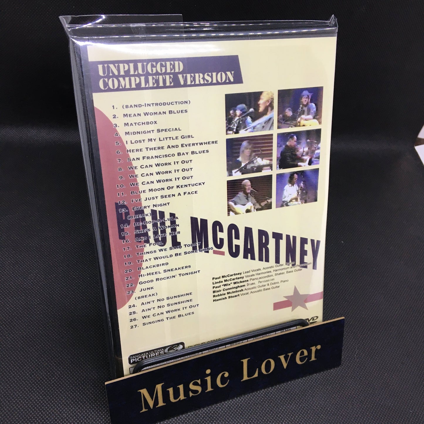 PAUL McCARTNEY / UNPLUGGED COMPLETE VERSION (1DVDR)