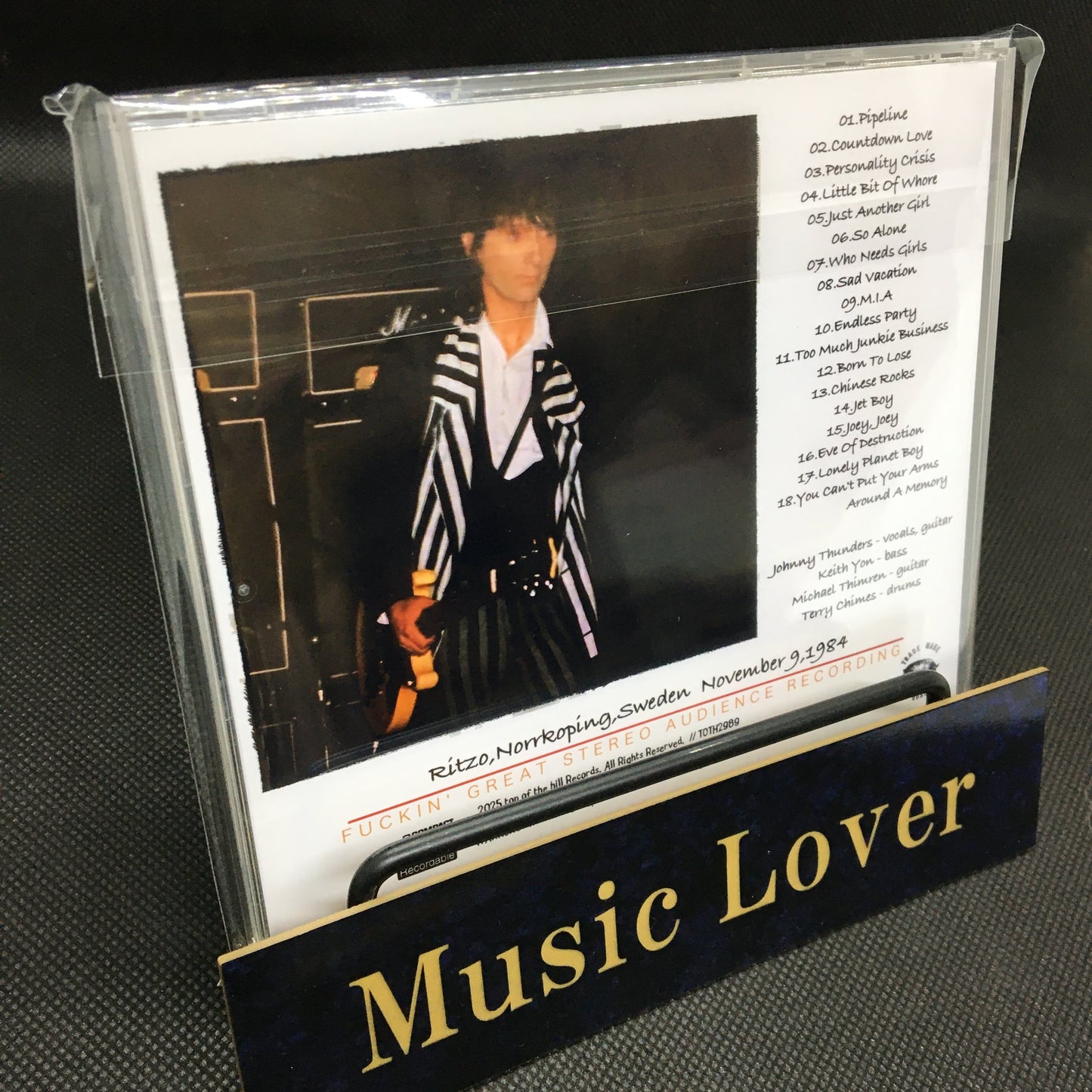 JOHNNY THUNDERS / JET BOYS IN SWEDEN -The Day Five- (1CDR)