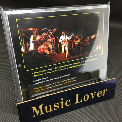 Return To Forever / The Romantic Warrior In Oslo 1976 SOUNDBOARD (1CDR)