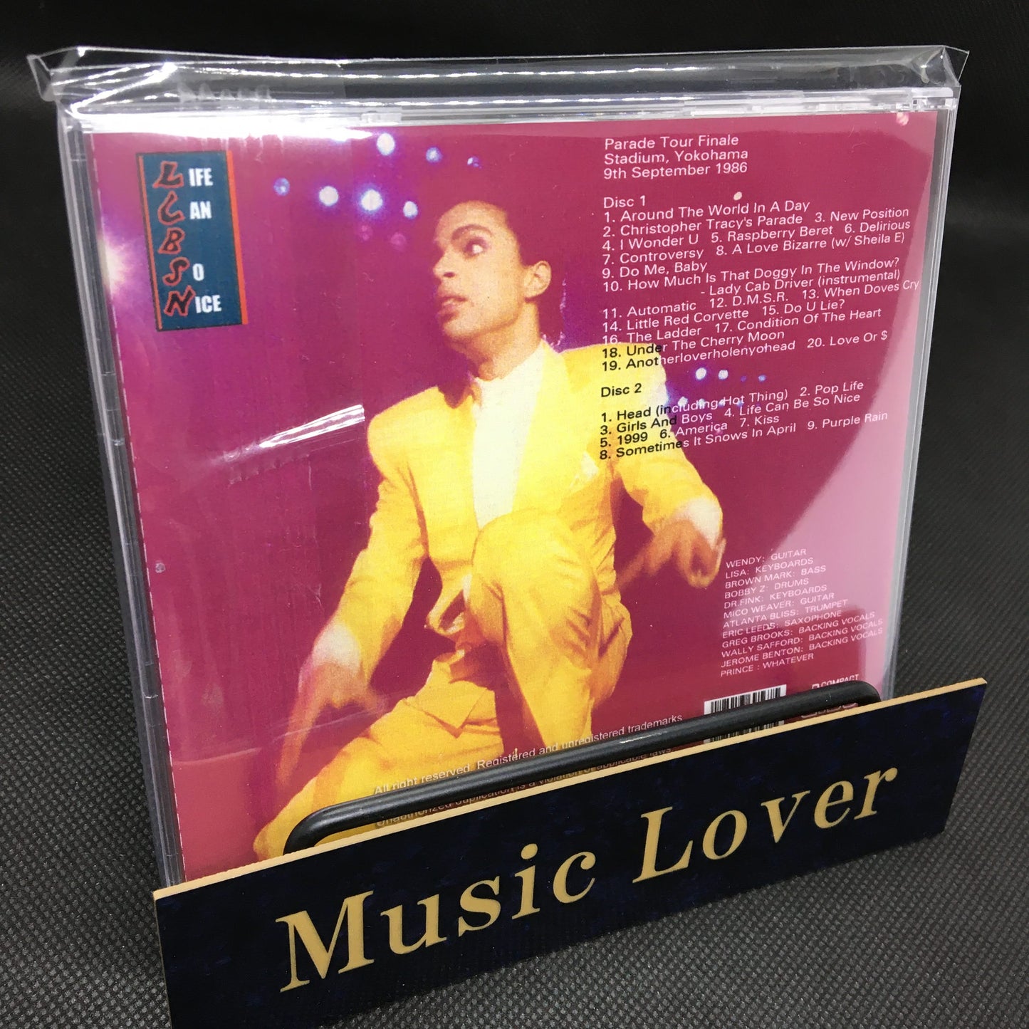 Prince & The Revolution / The Last Show Of The Parade World Tour 1986 (2CDR+1DVDR)