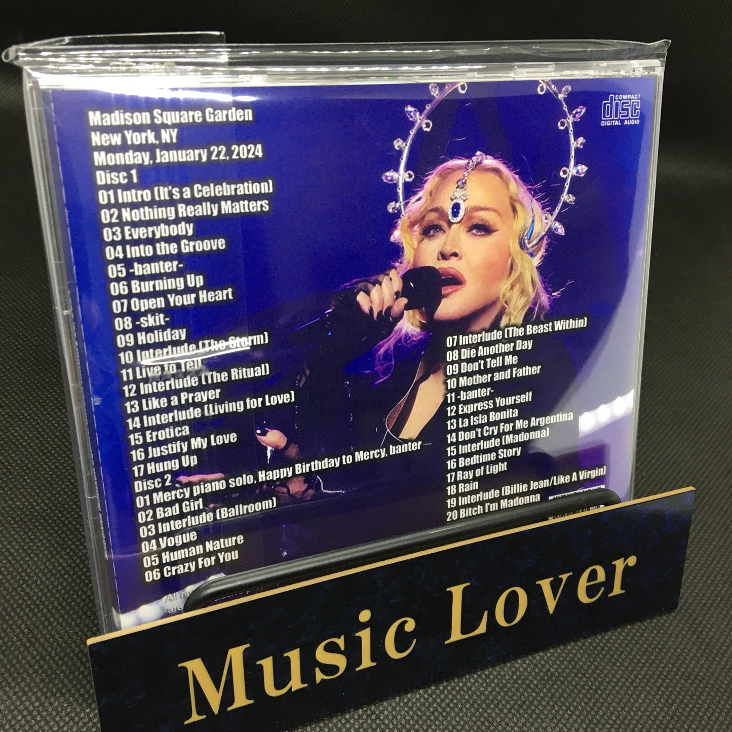MADONNA / Madison Square Garden January 22, 2024 (2CDR)