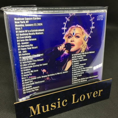 MADONNA / Madison Square Garden January 22, 2024 (2CDR)