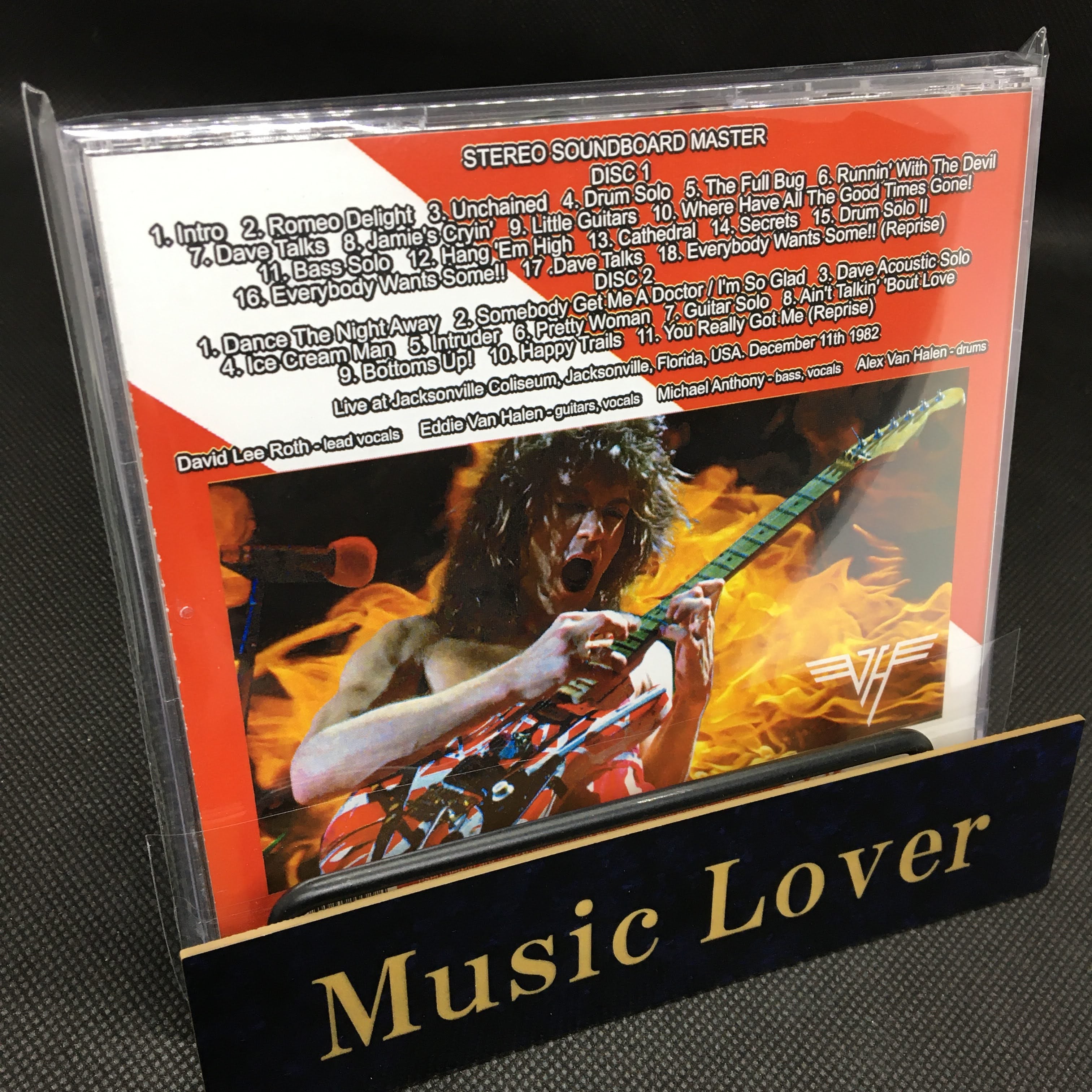 VAN HALEN / LIVE 1982 TOUR FINAL STEREO SOUNDBOARD (2CDR) – WORLD