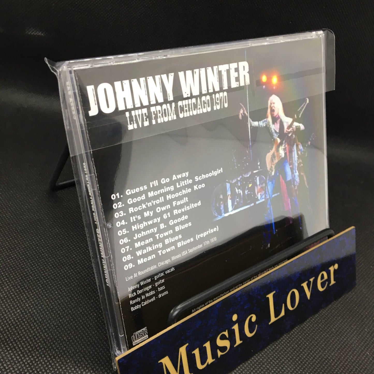 JOHNNY WINTER / LIVE FROM CHICAGO 1970 SOUNDBOARD (1CDR)