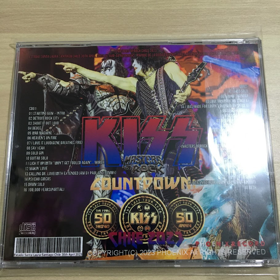 Kiss / Masters of Rock Chile 2023 (2CDR)