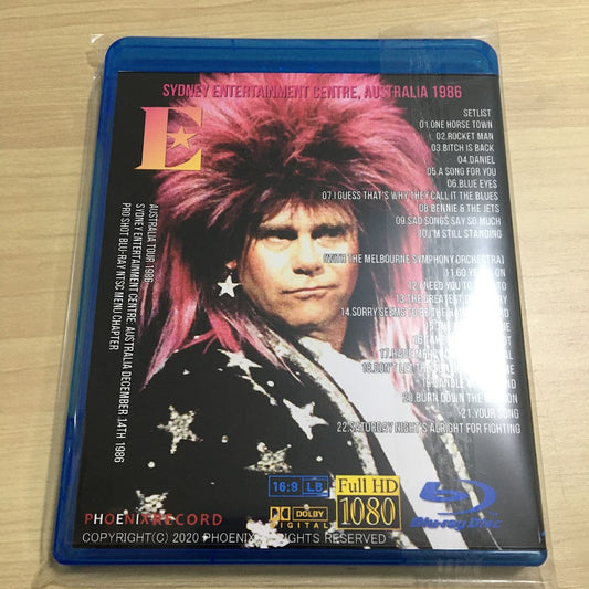 Elton John / Sydney Entertainment Centre Australia Tour 1986 (1BDR)
