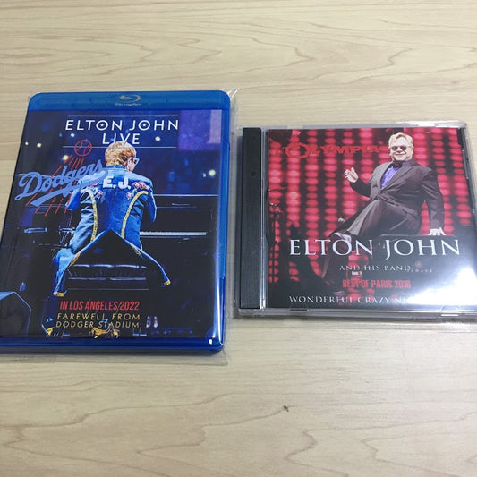 Elton John / Farewell Yellow Brick Road World Tour 2022 + Wonderful Crazy Night Tour 2016 (1CDR+1BDR)