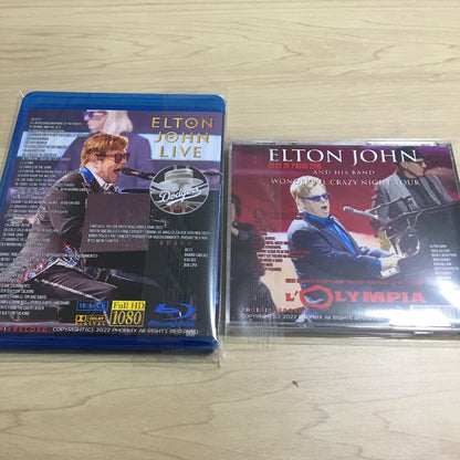 Elton John / Farewell Yellow Brick Road World Tour 2022 + Wonderful Crazy Night Tour 2016 (1CDR+1BDR)