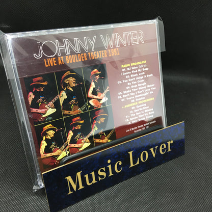 JOHNNY WINTER / LIVE AT BOULDER THEATER 1991 SOUNDBOARD (1CDR)