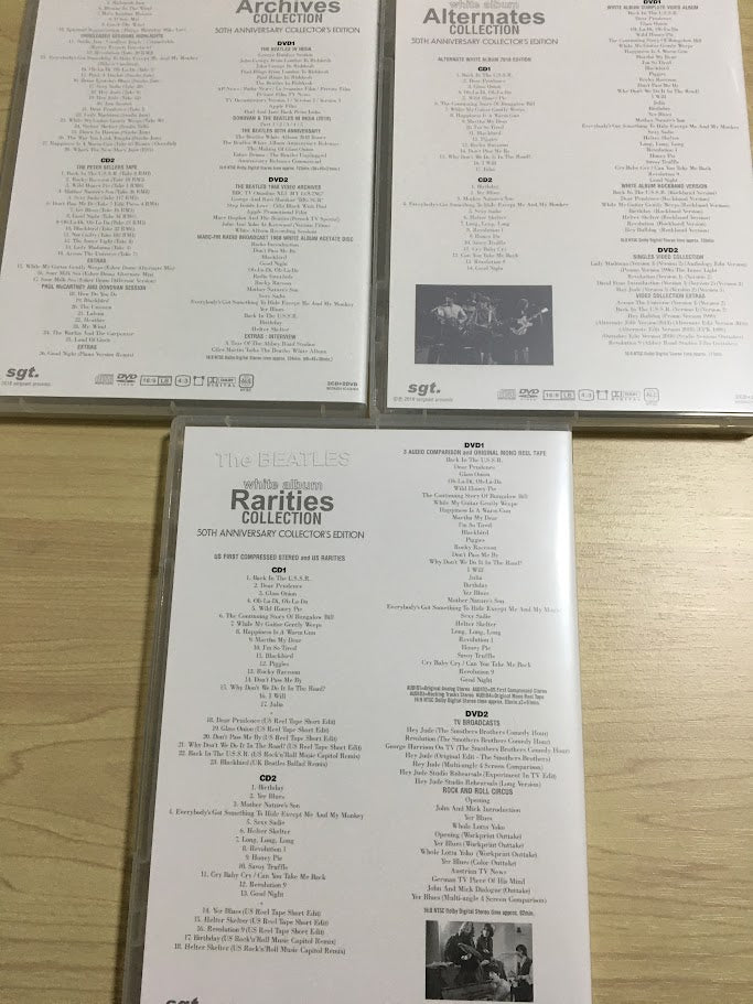 The Beatles WHITE ALBUM 50th ALTERNATES RARITIES ARCHIVES 6CD 6DVD 12 Discs 3 Set