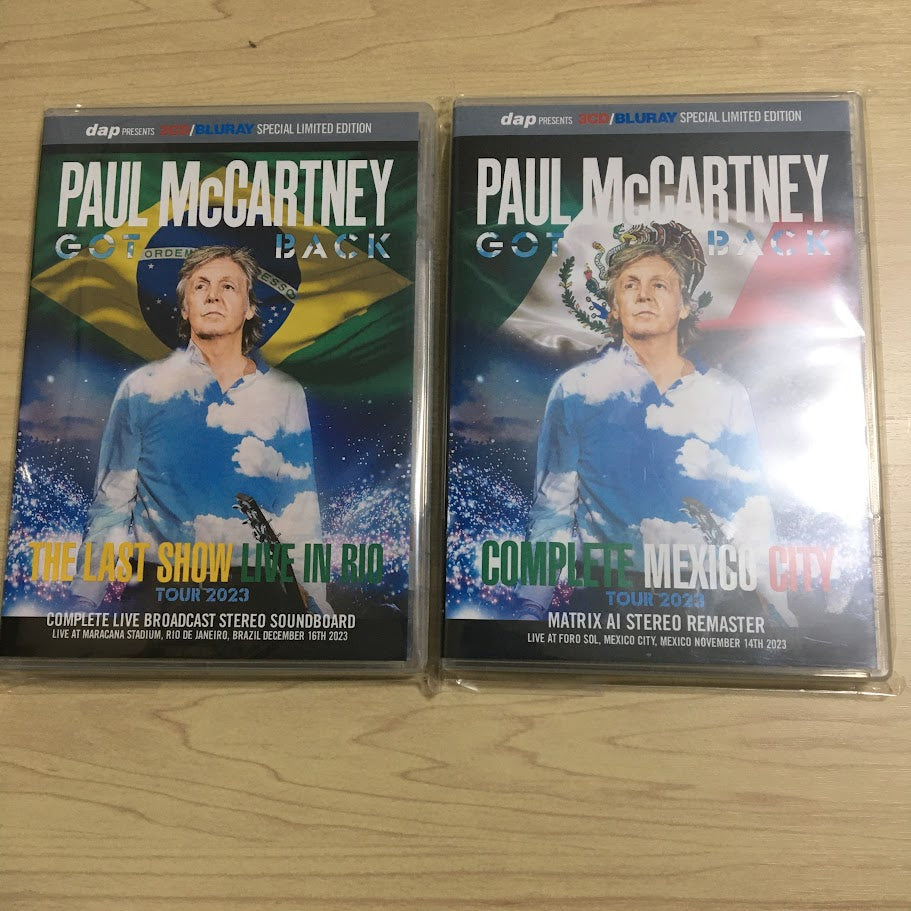 PAUL McCARTNEY / GOT BACK TOUR 2023 RIO & MEXICO CITY SET (5CD+2BDR)