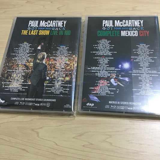 PAUL McCARTNEY / GOT BACK TOUR 2023 RIO & MEXICO CITY SET (5CD+2BDR)