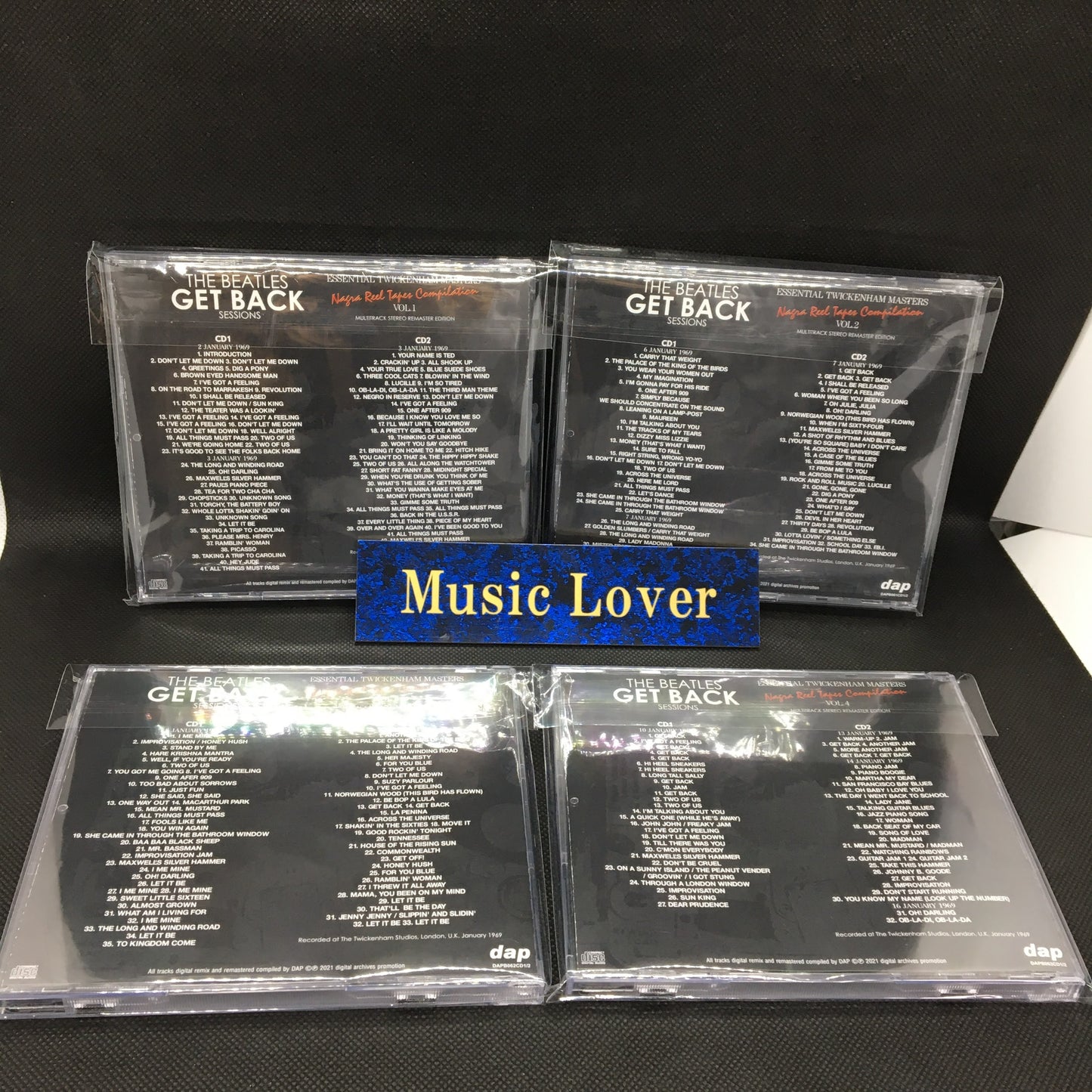THE BEATLES / GET BACK SESSIONS ESSENTIAL TWICKENHAM MASTERS 8CD