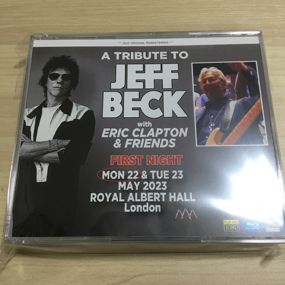 ERIC CLAPTON & FRIENDS / A TRIBUTE TO JEFF BECK 2023 FIRST NIGHT (3CDR+1BDR)