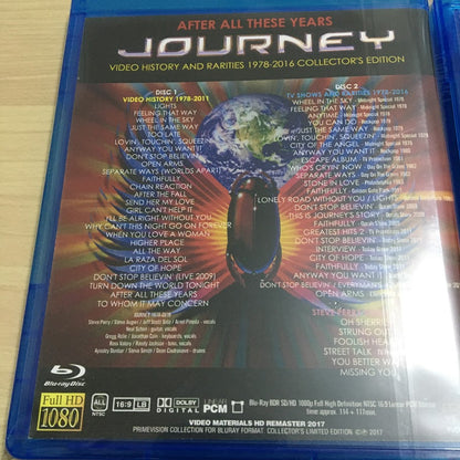 Journey After All These Years Collector's Edition 1978-2016 Blu-ray 2 Discs 2BDR