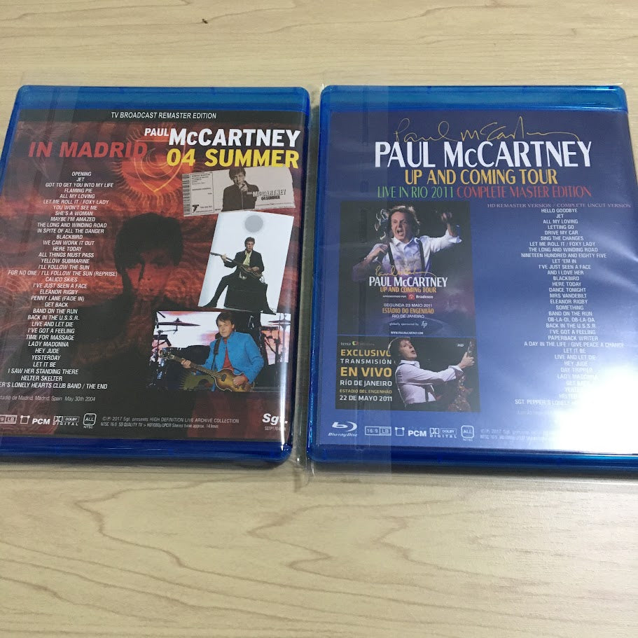 Paul McCartney 04 Summer In Madrid Live In Rio 2011 Blu-ray 2 Set 2BDR