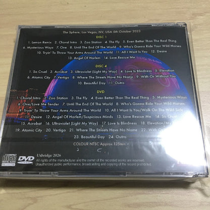 U2 / LAS VEGAS 2023 3RD NIGHT (2CDR+1DVDR)