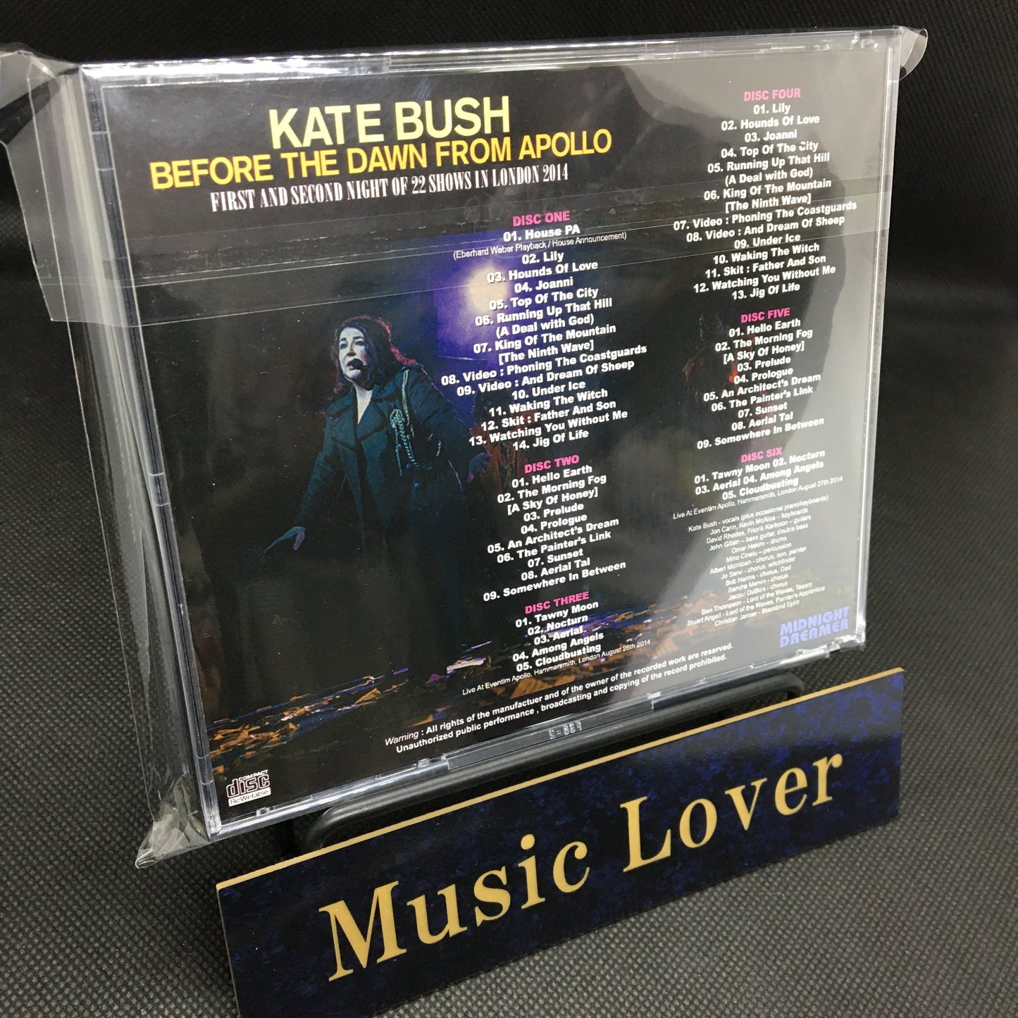 KATE BUSH / BEFORE THE DAWN FROM APOLLO XXI & XXII THE LAST AND ONE BEFORE THE LAST (6CDR)