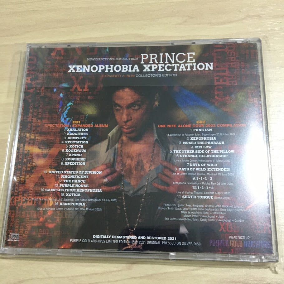 Prince Xenophobia Xpectation 2CD Expanded Album Collector's Edition