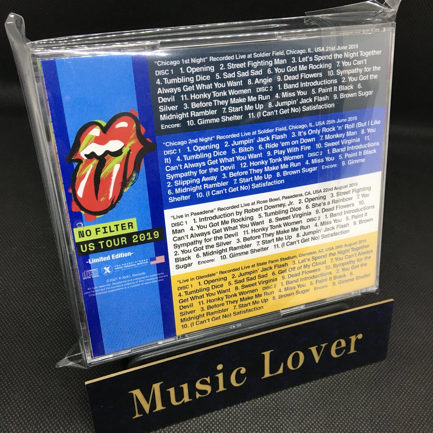 The Rolling Stones / No Filter US Tour 2019 Limited Edition (8CD)