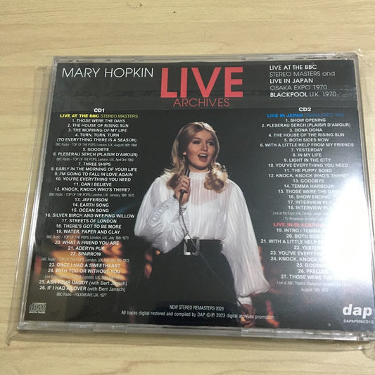 MARY HOPKIN / LIVE ARCHIVES (2CD)