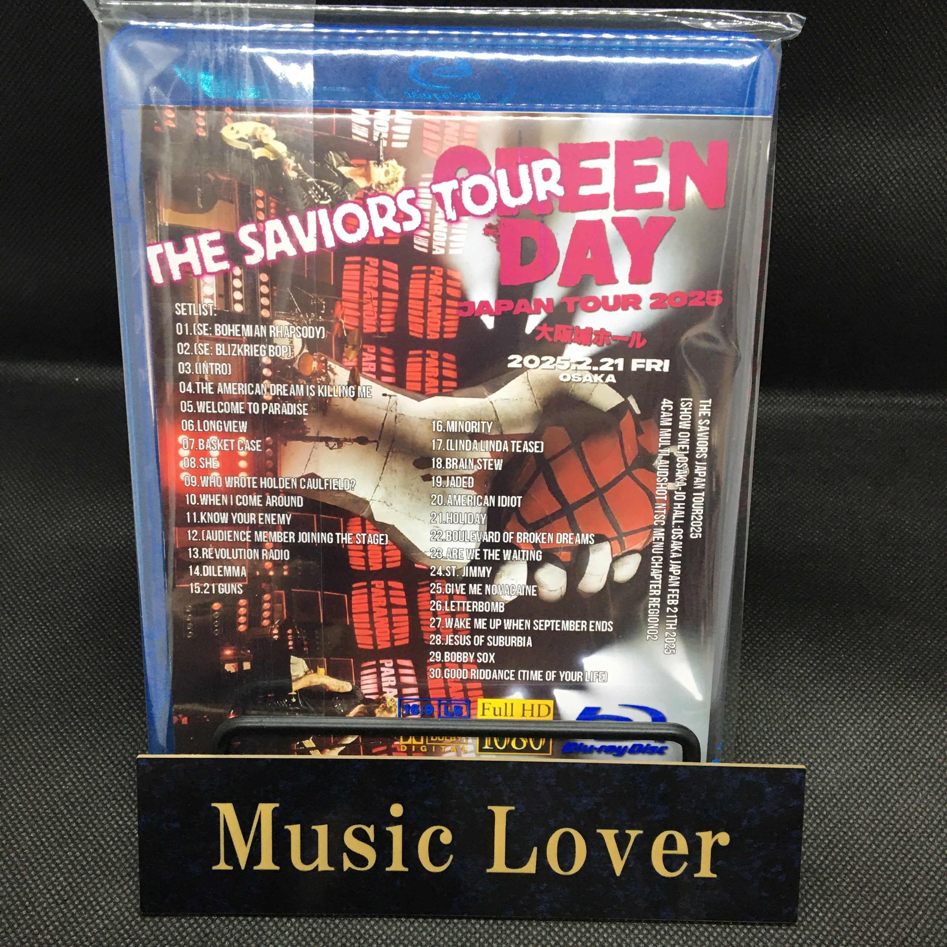 Green Day / The Saviors Japan Tour 2025 (1BDR) – WORLD MUSIC LOVER