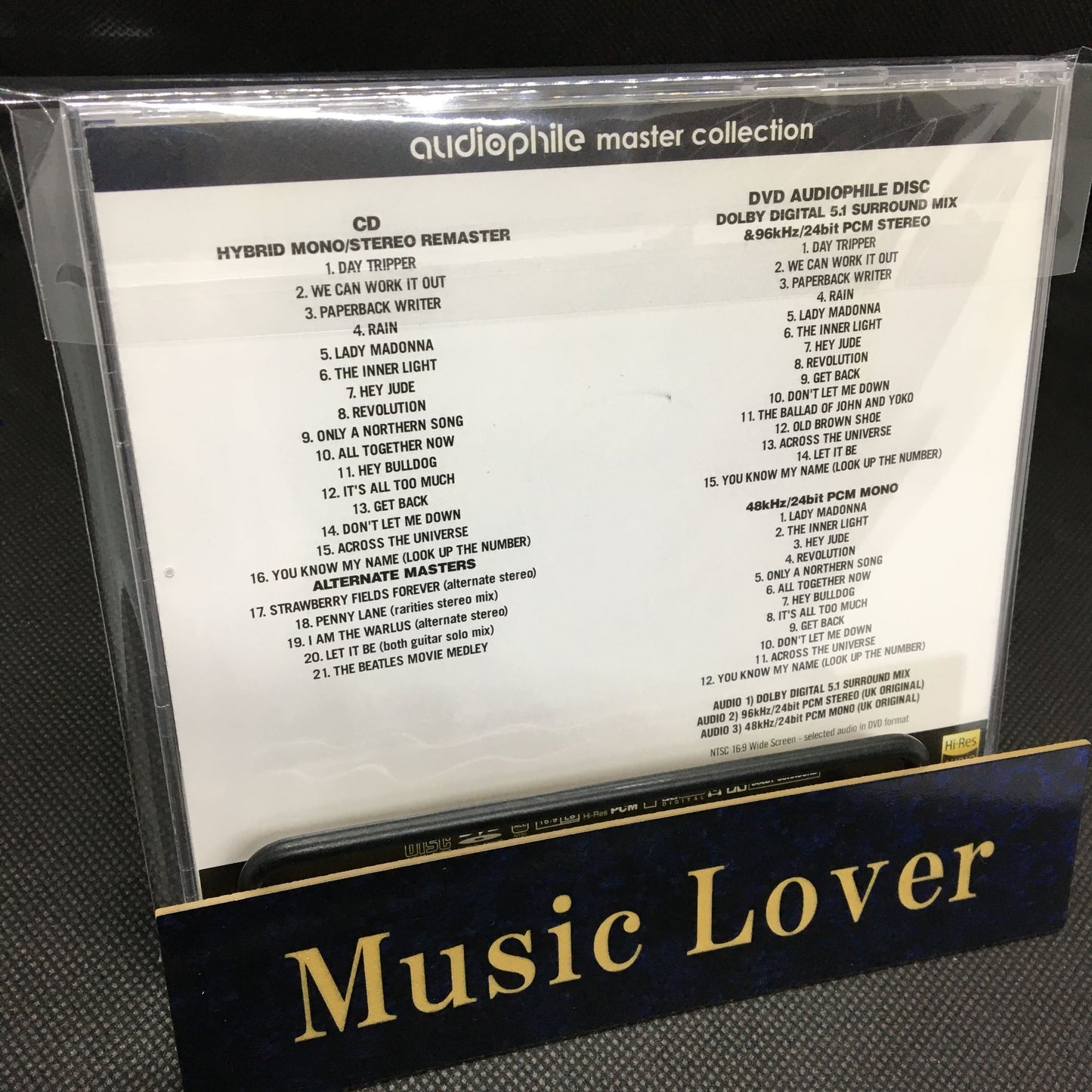 THE BEATLES / PAST MASTERS VOLUME TWO(AUDIOPHILE) (1CD+1DVD)