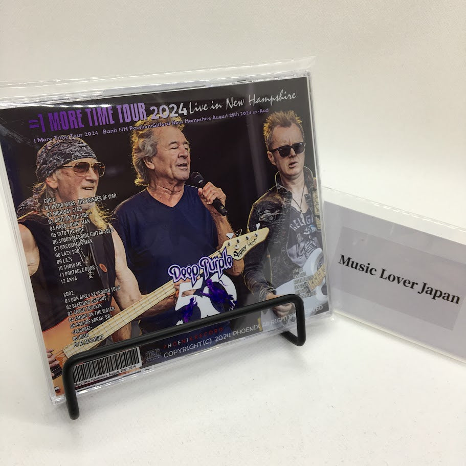 Gira Deep Purple / 1 More Time 2024 (2CDR) Bank NH Pavilion Gilford, Nuevo Hampshire