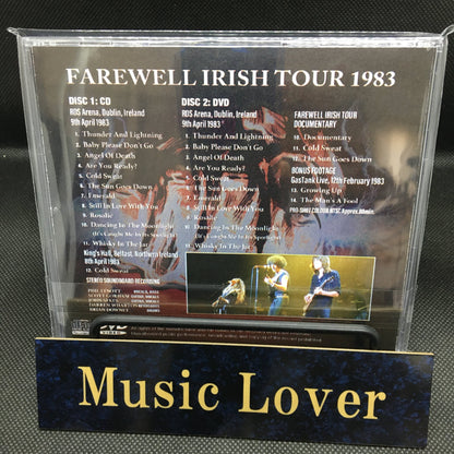 THIN LIZZY / IRISH TOUR '83 STEREO SOUNDBOARD PRO-SHOT (1CDR+1DVDR)