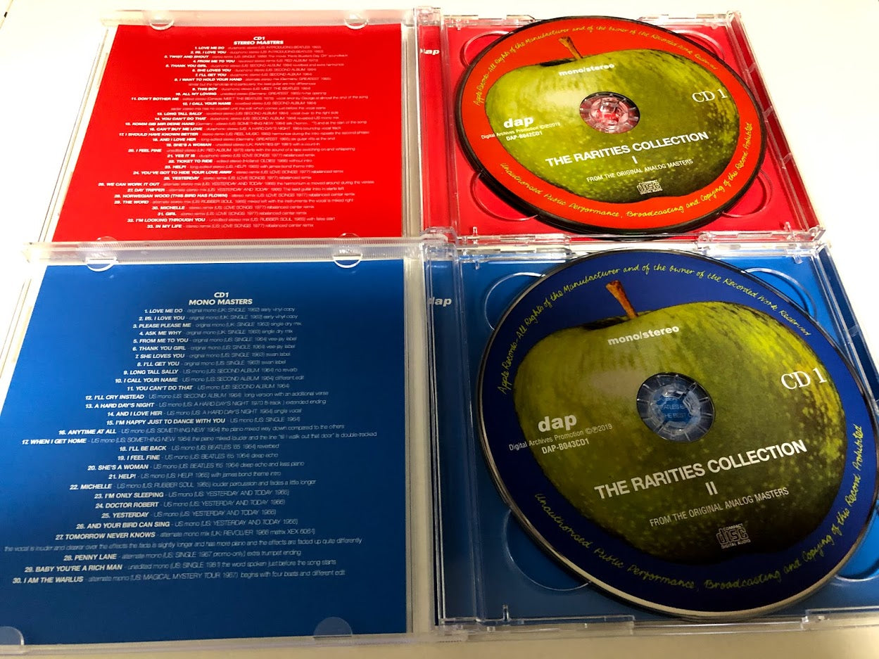 The Beatles The Rarities Collection 1 & 2 Original Analog Masters CD 4 Discs Set