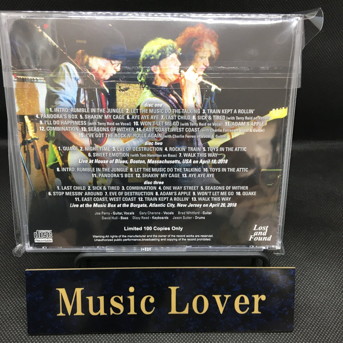 JOE PERRY Y AMIGOS / DOS NOCHES EN LA COSTA ESTE 2018 (3CDR)