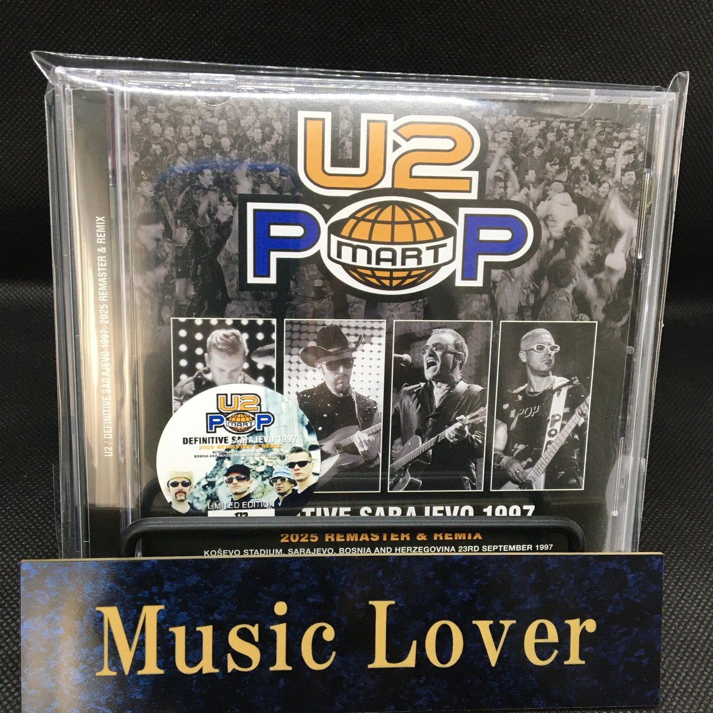 U2 / DEFINITIVE SARAJEVO 1997 2025 REMASTER & REMIX STEREO SOUNDBOARD (2CD)