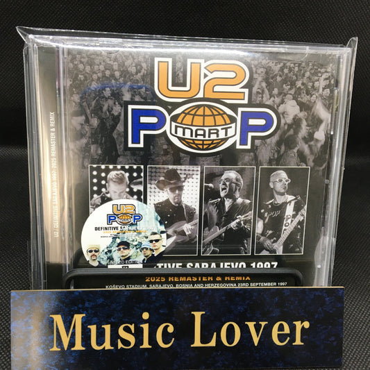 U2 / DEFINITIVE SARAJEVO 1997 2025 REMASTER & REMIX STEREO SOUNDBOARD (2CD)