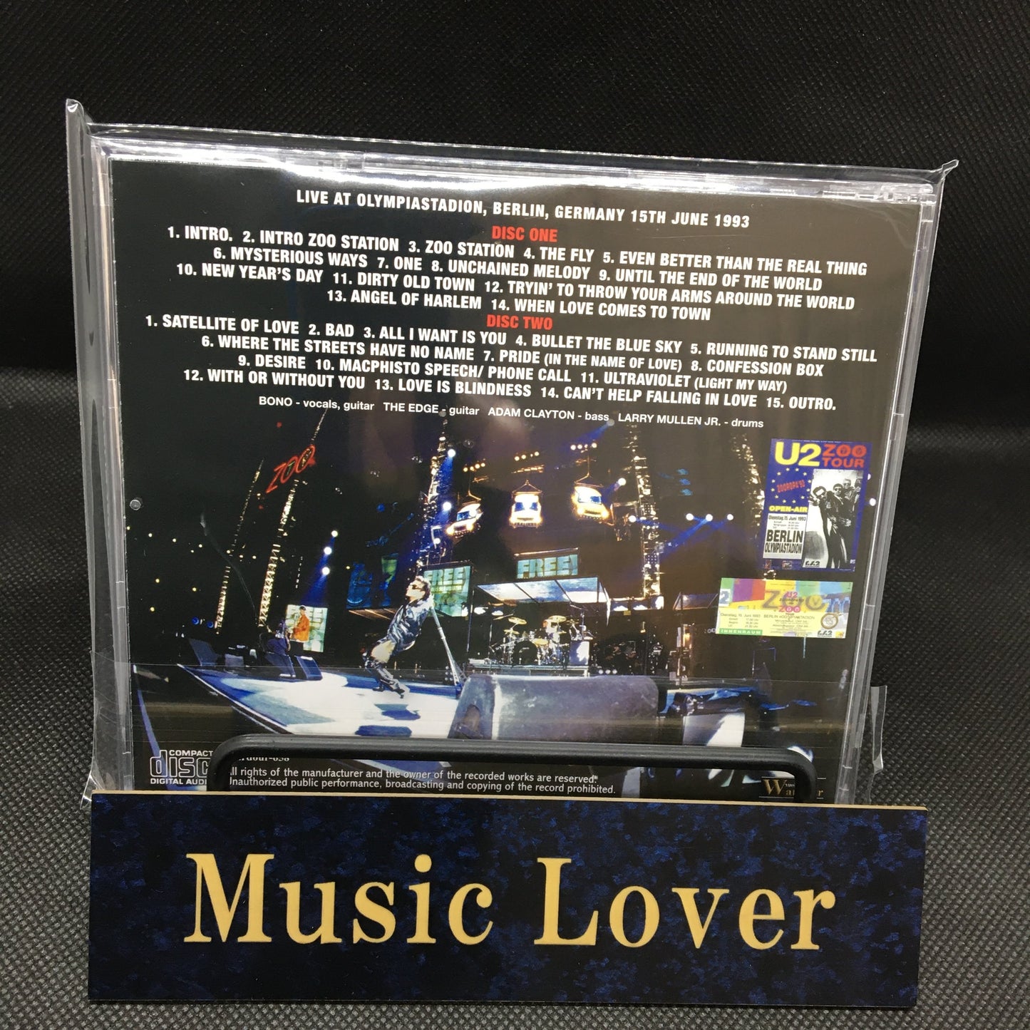 U2 / BERLIN 1993 (2CD)