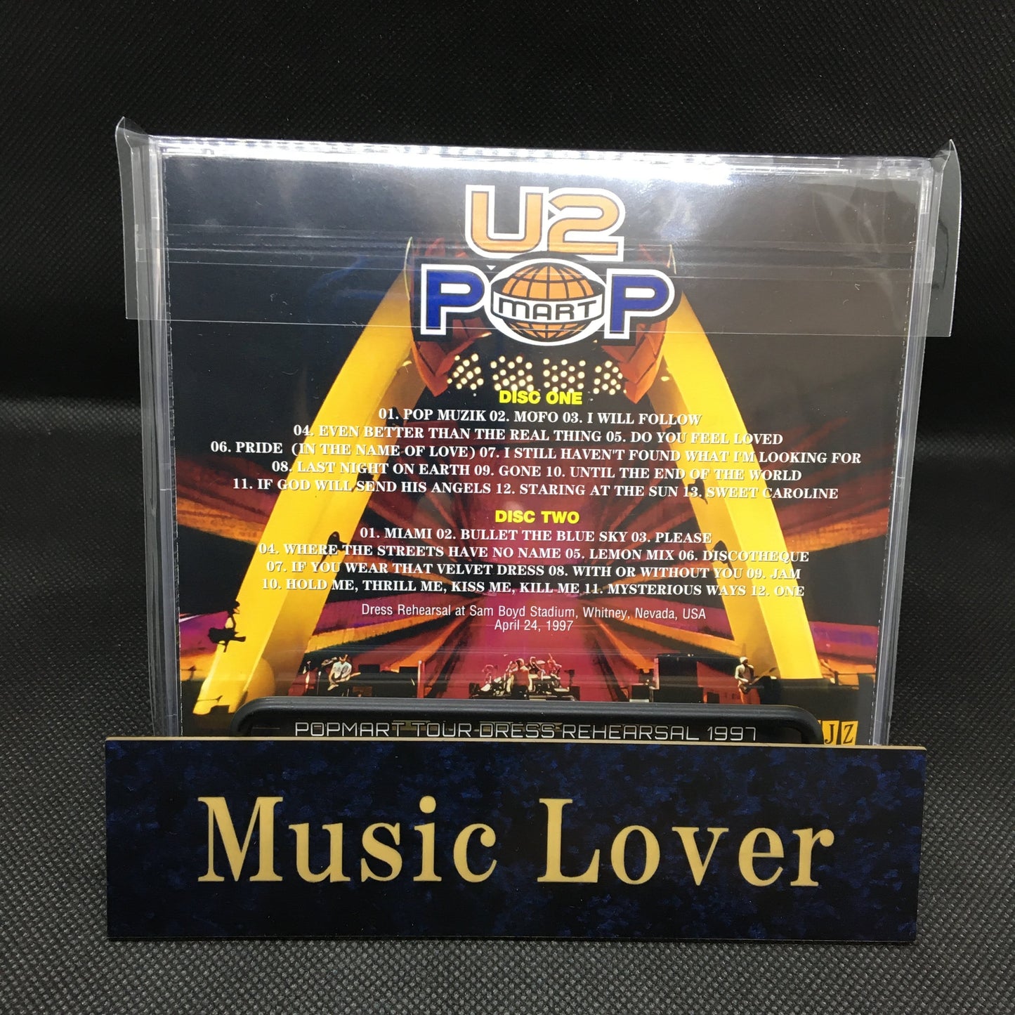 U2 / POPMART TOUR DRESS REHEARSAL 1997 SOUNDBOARD (2CDR)