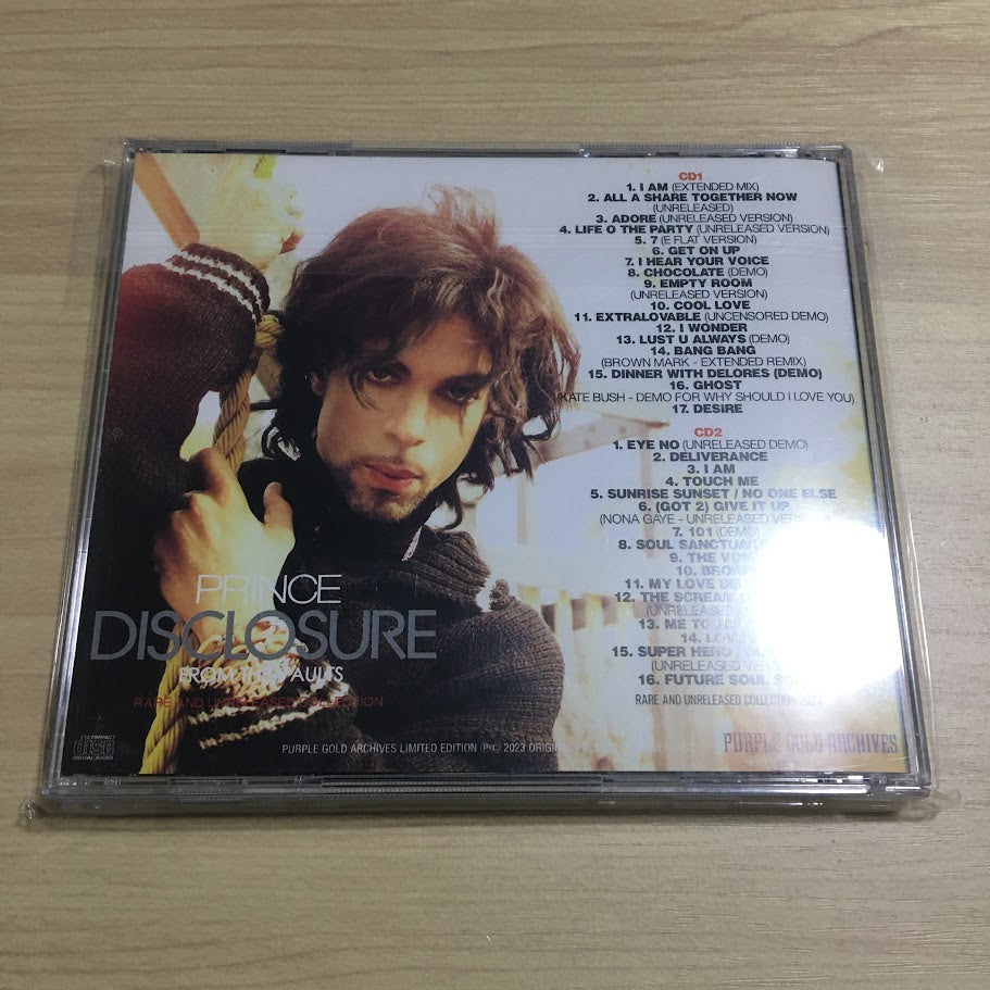PRINCE / DISCLOSURE FROM THE VAULTS RARE AND UNRELEASED COLLECTION (2CD)