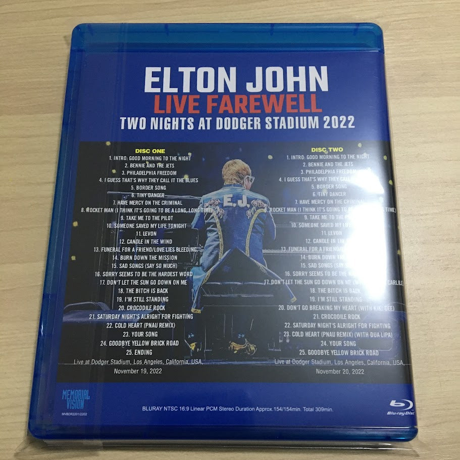 ELTON JOHN / LIVE FAREWELL 2022 HD PRO shot (2BDR)