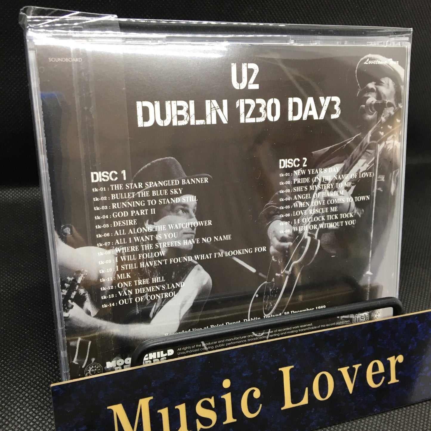 U2 / Dublin LOVE COMES TO TOWN TOUR 1989 4 Titles 8CD Set Soundboard Moonchild