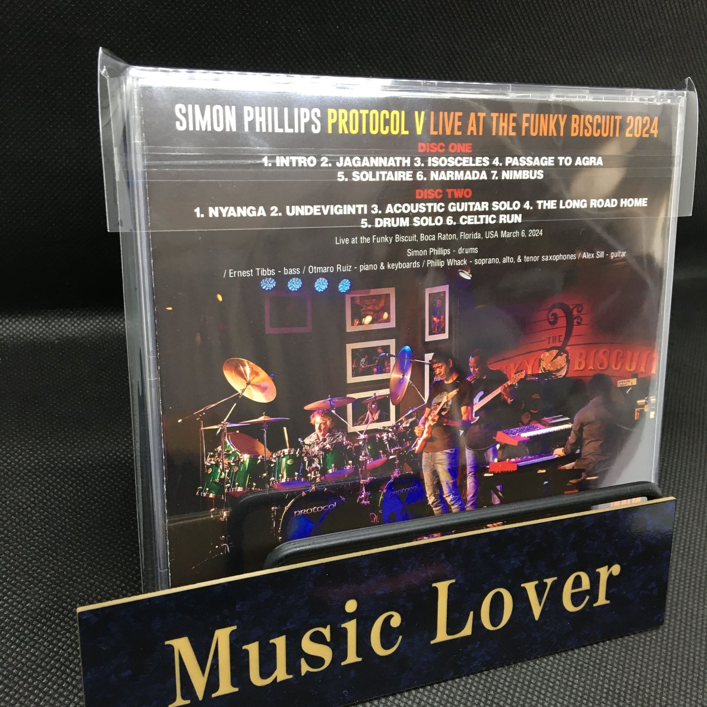 SIMON PHILLIPS & PROTOCOL / PROTOCOL V LIVE AT THE FUNKY BISCUIT 2024  SOUNDBOARD (2CDR)